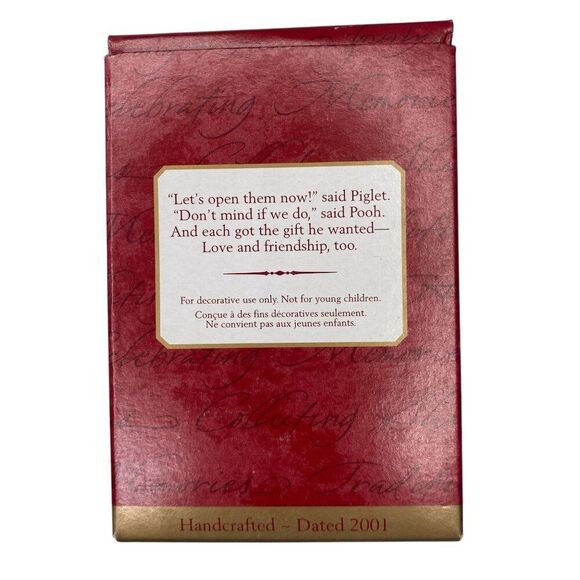 Just What They Wanted Winnie THe Pooh Hallmark Ornament - Picture 3 of 3